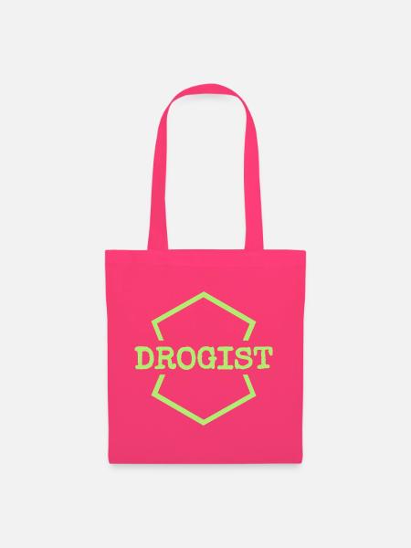 Drogist Neon Hex Logo - Stoffbeutel - Azalea