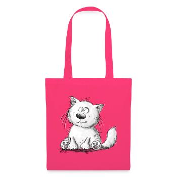 Mürrische Katze mit schlechter Laune - Stoffbeutel - Azalea - Vorne