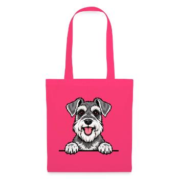 Zwergschnauzer - Stoffbeutel - Azalea - Vorne
