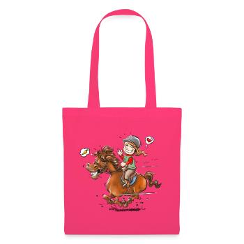 Pony Liebe - Stoffbeutel - Azalea - Vorne