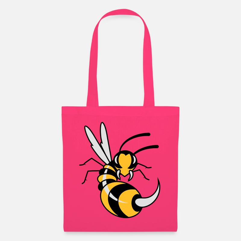 Wasp with giant sting - Tote Bag - azalea