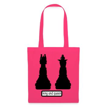 king_and_queen - Stoffbeutel - Azalea - Vorne