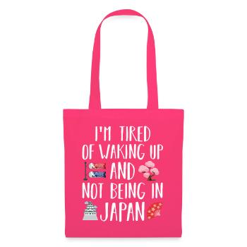 Japon - Sac en tissu - rose azalée - Devant