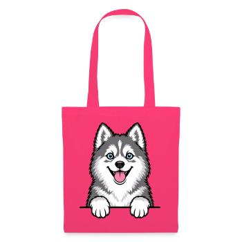 Pomsky - Stoffbeutel - Azalea - Vorne