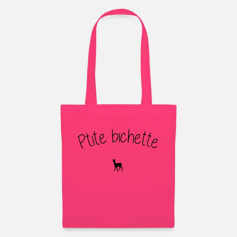ptite bichette - Sac en tissu - rose azalée