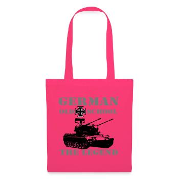 Tank Cheetah, Char, Militaire, Oldschool (25) - Sac en tissu - rose azalée - Devant