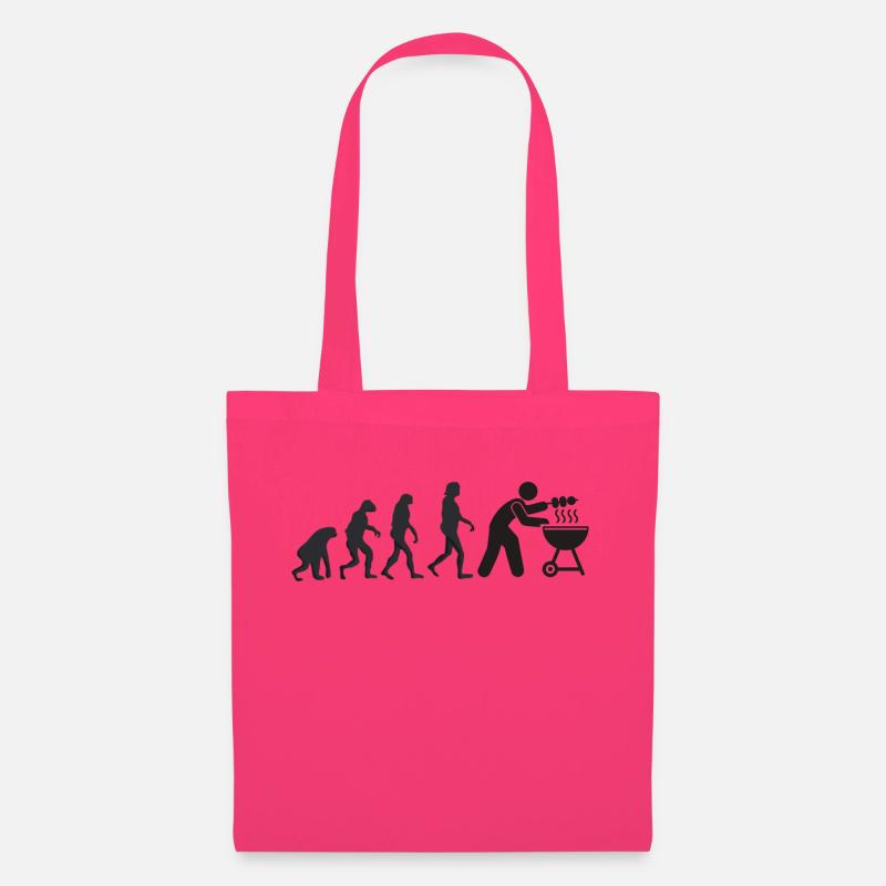 Barbecue - Human evolution - Tote Bag - azalea
