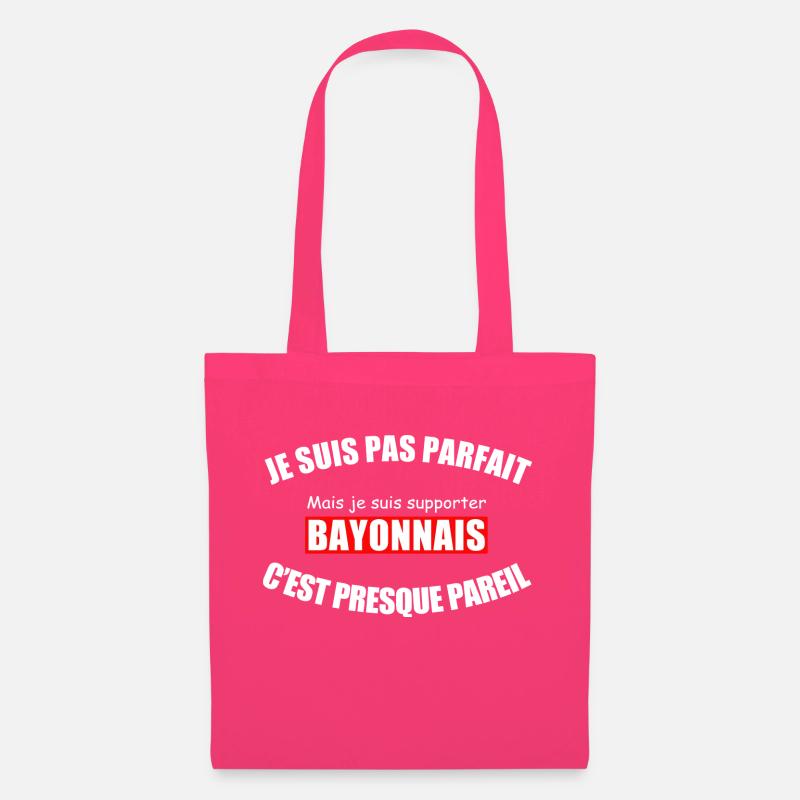 Ich bin nicht perfekt, ich bin ein Bayonne-Fan - Stoffbeutel - Azalea
