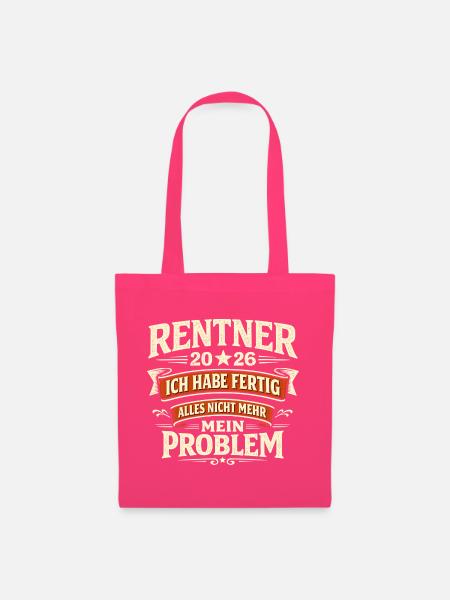 Rentner 2026 Geschenk Für Ihn Sie - Stoffbeutel - Azalea