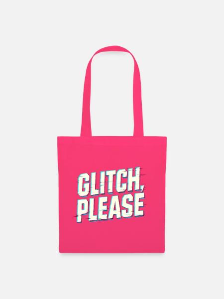 Glitch bitte | Retro Gaming Hacker Vibes - Stoffbeutel - Azalea