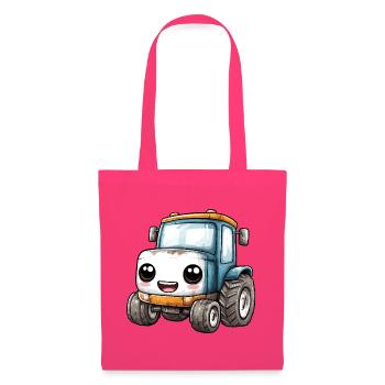 Kinder Traktor - Stoffbeutel - Azalea - Vorne