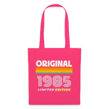 1985 Original Geburtstag Retro Vintage 80er Spruch - Stoffbeutel - Azalea - Vorne