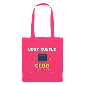 Cosy Coffee Club Logo Tee - Stoffbeutel - Azalea - Vorne