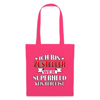 Zusteller - Superheld - Stoffbeutel - Azalea - Vorne