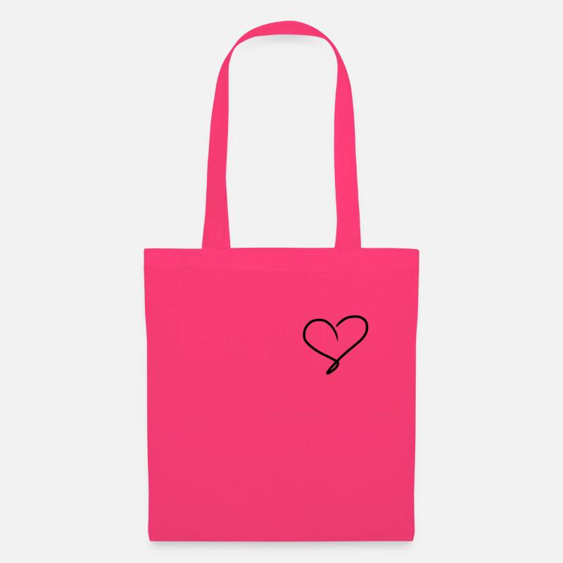 heart herz - Stoffbeutel - Azalea