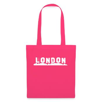 Londres - Sac en tissu - rose azalée - Devant