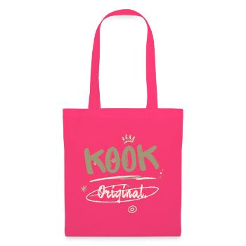 Kook Original Krone Minimalistisch Boho Design - Stoffbeutel - Azalea - Vorne