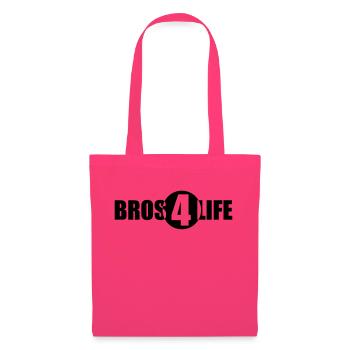 Bros 4 Life Logo Design - Stoffbeutel - Azalea - Vorne