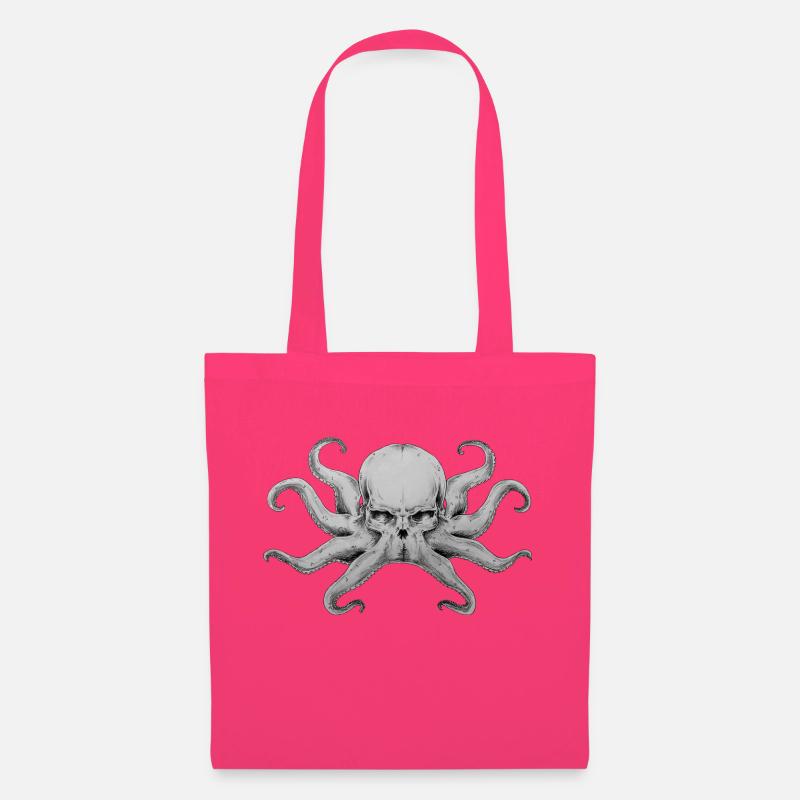 Octopus Skull - Stoffbeutel - Azalea
