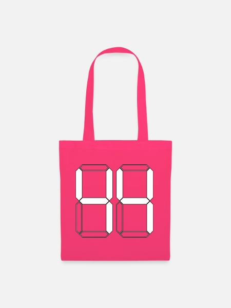NUMMER 44 Vierundvierzig Geschenk Digital - Stoffbeutel - Azalea