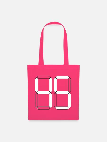 NUMMER 45 Fünfundvierzig Geschenk Digital - Stoffbeutel - Azalea
