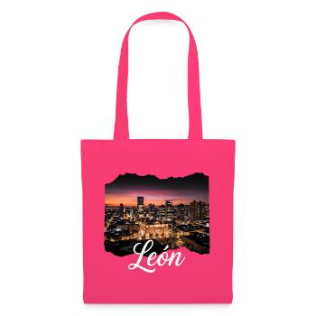 León Stadt bei Nacht - Stoffbeutel - Azalea - Vorne