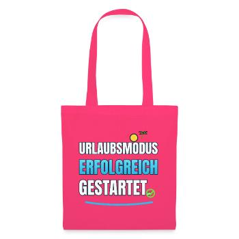 Urlaubsmodus Erfolgreich gestartet - Stoffbeutel - Azalea - Vorne