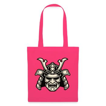 Samurai Helm Krieger Wappen - Stoffbeutel - Azalea - Vorne