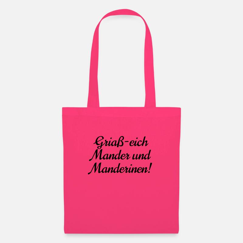 Griaß-eich Mander und Manderinen! - Stoffbeutel - Azalea