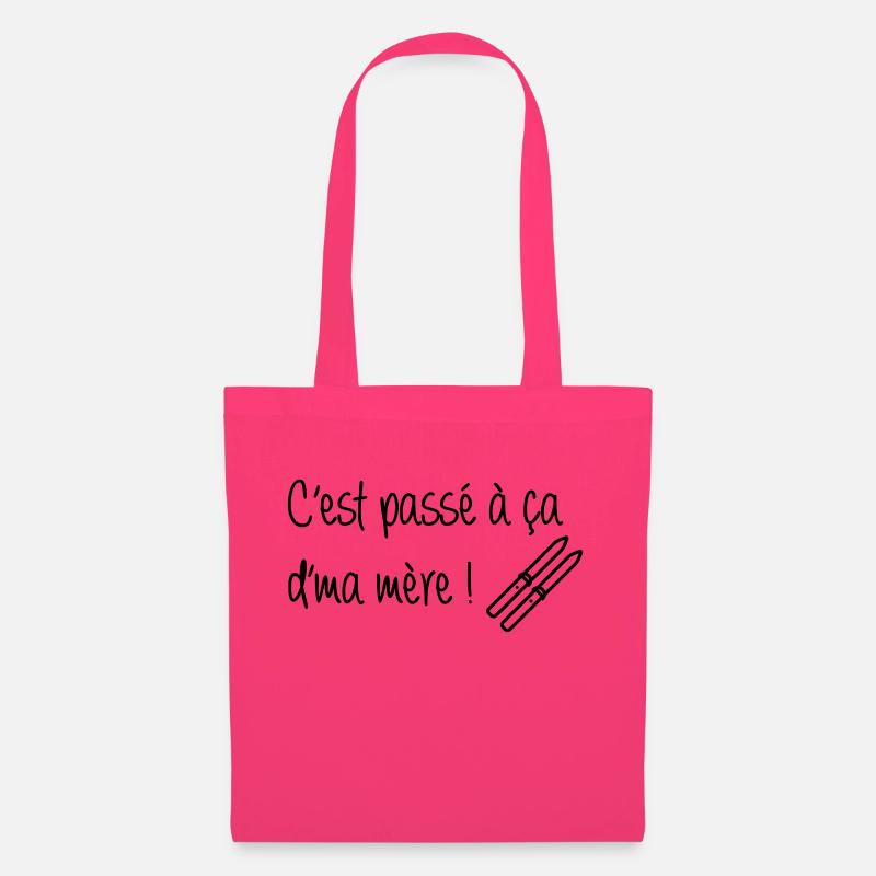 C'est passé à ça d'ma mère - Sac en tissu - rose azalée