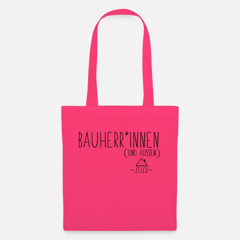 BauherrINNEN23 - Stoffbeutel - Azalea