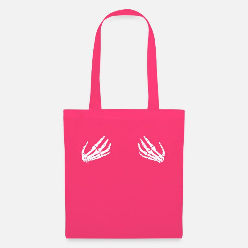 Skeleton hands on boobs - Tote Bag - azalea