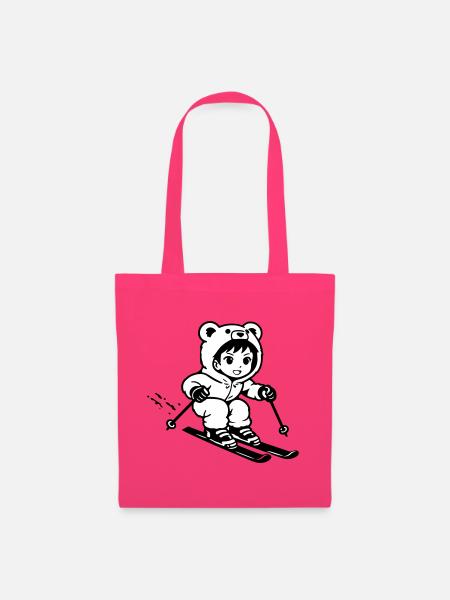 Ski Bärchen im Anime Style - Stoffbeutel - Azalea