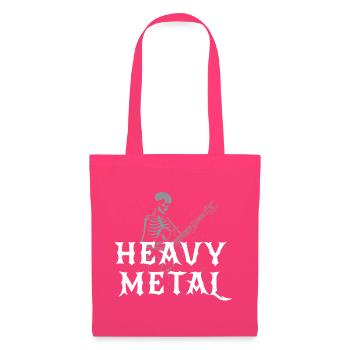 Heavy Metal Skelett - Stoffbeutel - Azalea - Vorne