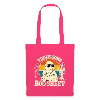 Das ist wirklich ein lustiges Retro-Geister-Halloween auf einem Boo Sheet. - Stoffbeutel - Azalea - Vorne
