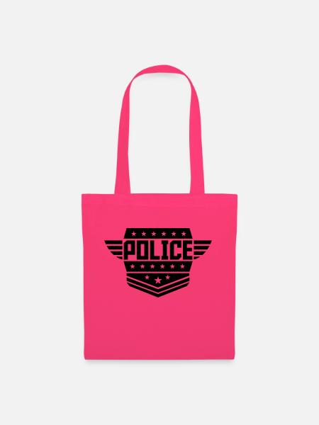 Police Wappen Rang Abzeichen - Stoffbeutel - Azalea
