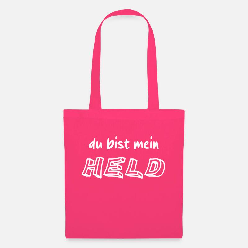 du bist mein Held - Stoffbeutel - Azalea