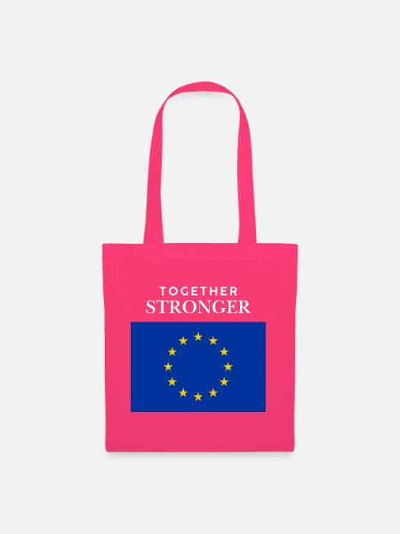 Zusammen stärker EU Flagge - Stoffbeutel - Azalea