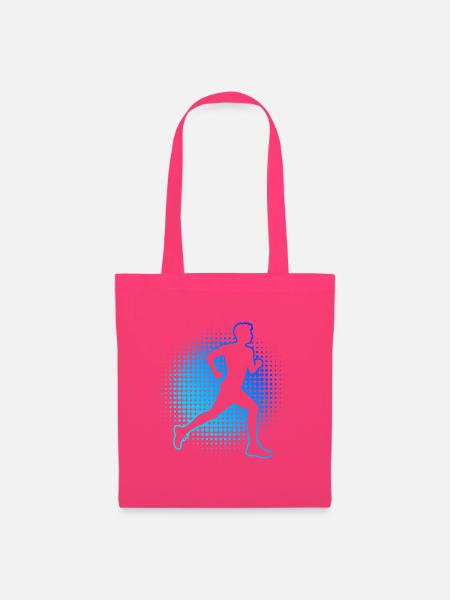 Geschenkidee für einen Running mit Running - Stoffbeutel - Azalea