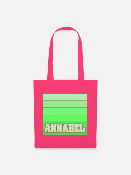 Geschenk für Annabel - Stoffbeutel - Azalea