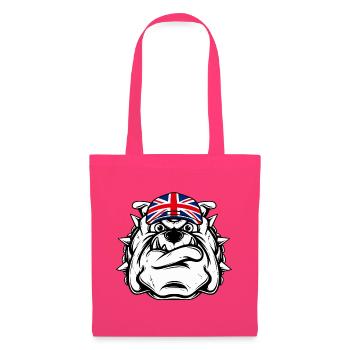 Britische Bulldogge - Stoffbeutel - Azalea - Vorne