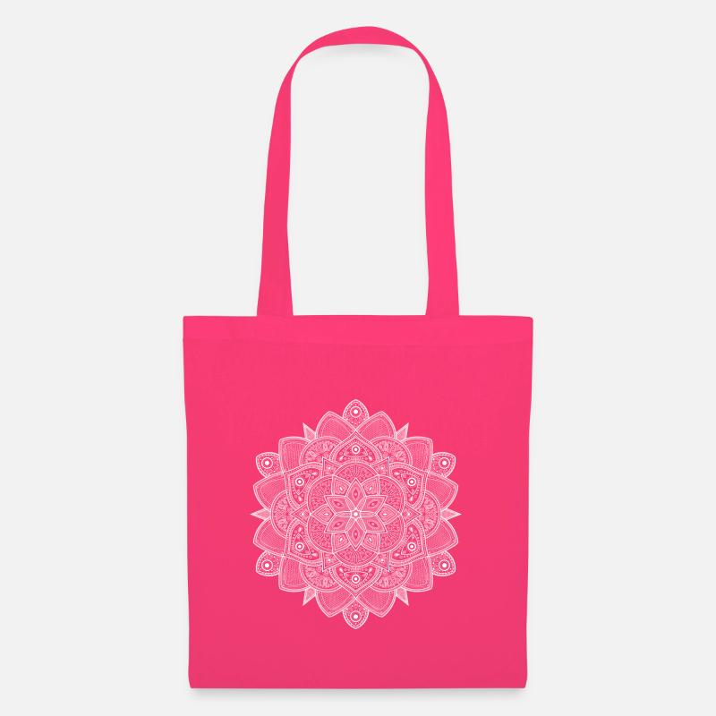 Mandala (White) - Tote Bag - azalea