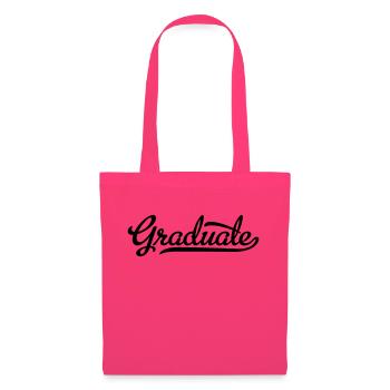 Diplômé - Sac en tissu - rose azalée - Devant