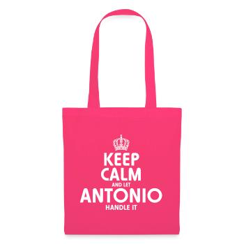 ANTONIO Regeln Sie es - Stoffbeutel - Azalea - Vorne