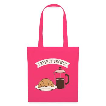 Frühstücksduft Kaffee Croissant - Stoffbeutel - Azalea - Vorne