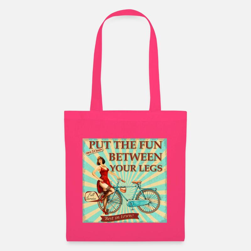 Fahrrad - Put the fun between your legs - Stoffbeutel - Azalea