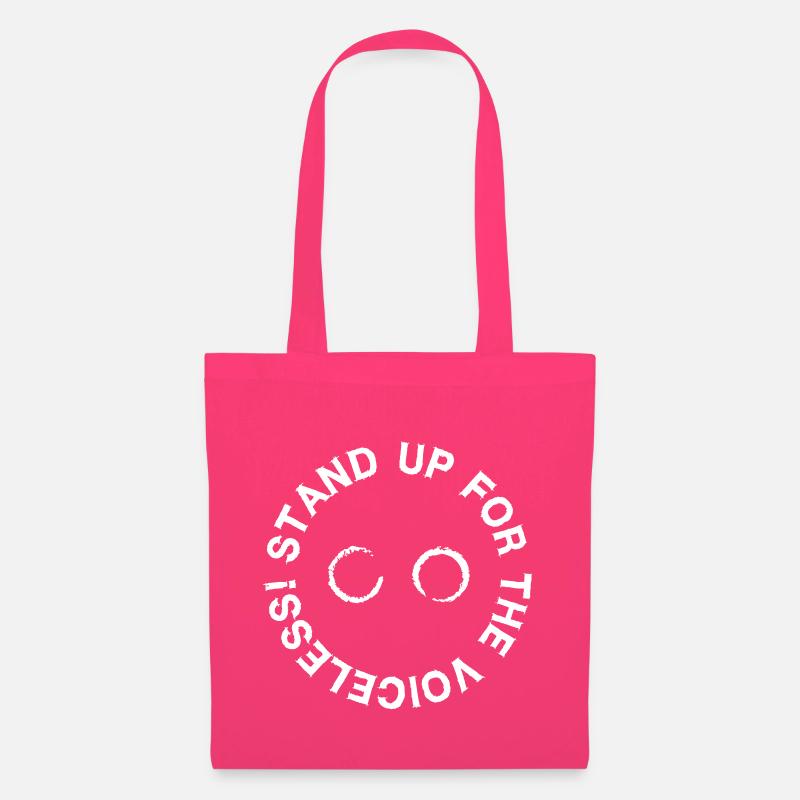 STAND UP FOR THE VOICELESS LOGO - Stoffbeutel - Azalea