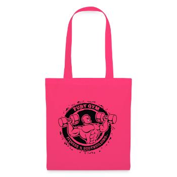 logo de musculation - Sac en tissu - rose azalée - Devant