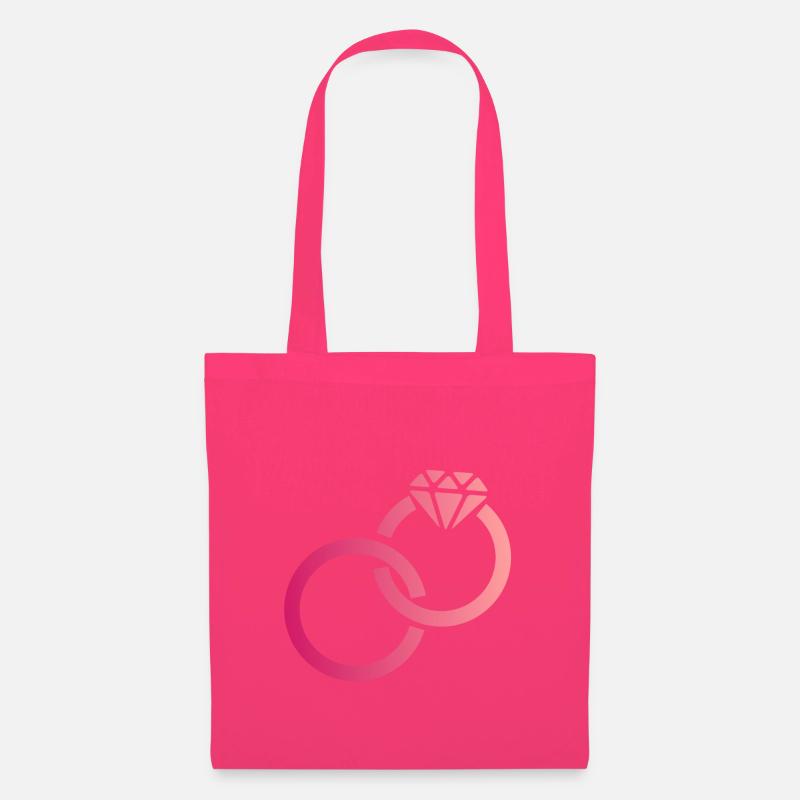 wedding ring - Tote Bag - azalea