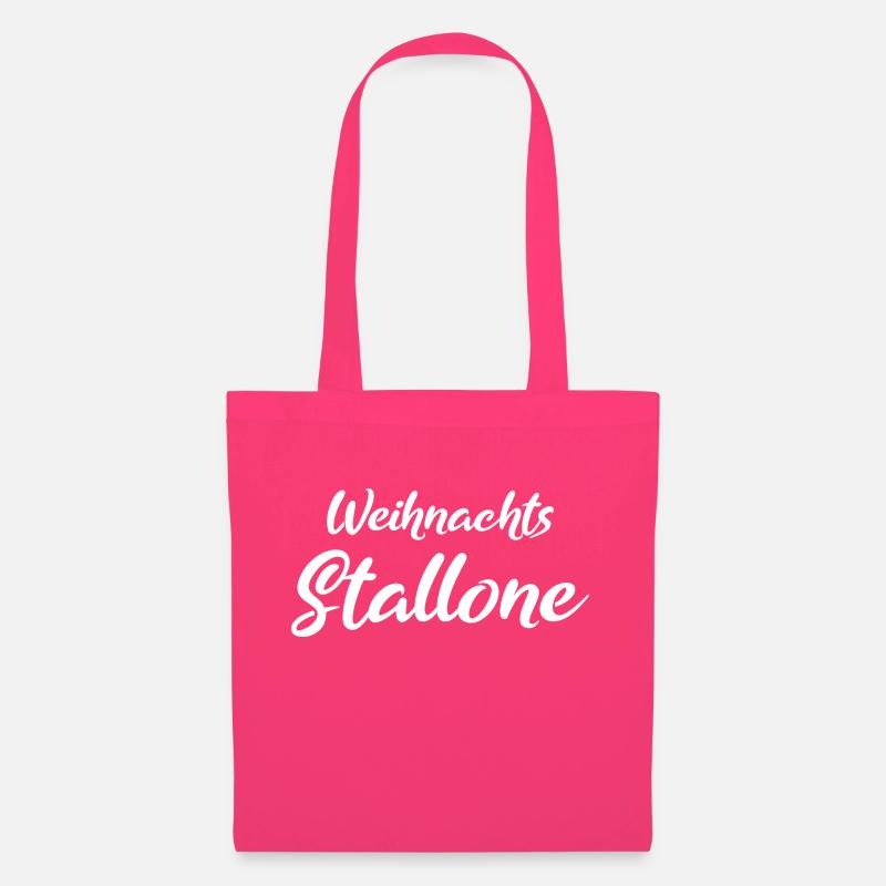 Weihnachtsstallone Geschenk white - Stoffbeutel - Azalea